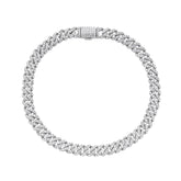 Cuban Moissanite Bracelet 8"